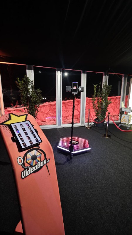 360 VideoBox auf der Romy Gala mit Model