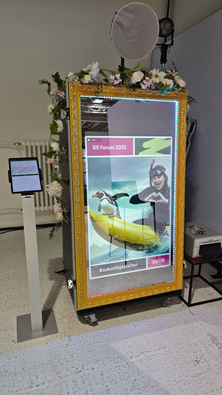 AI Fotobox auf verschiedenen Events