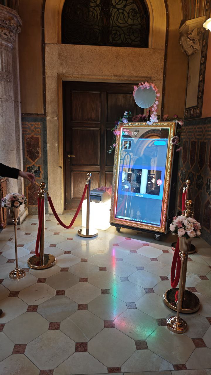 AI Fotobox auf einem Firmenevent im Palais 1010 Wien