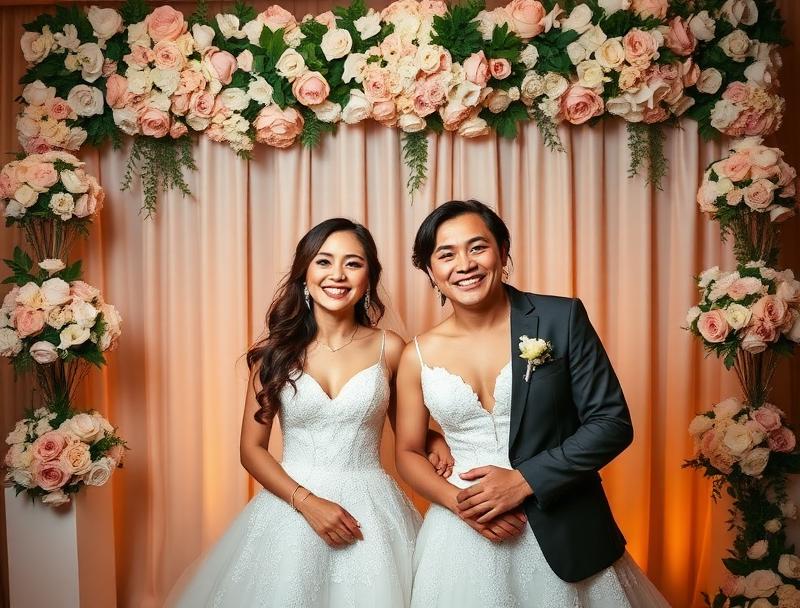Fotobox auf einer Hochzeit