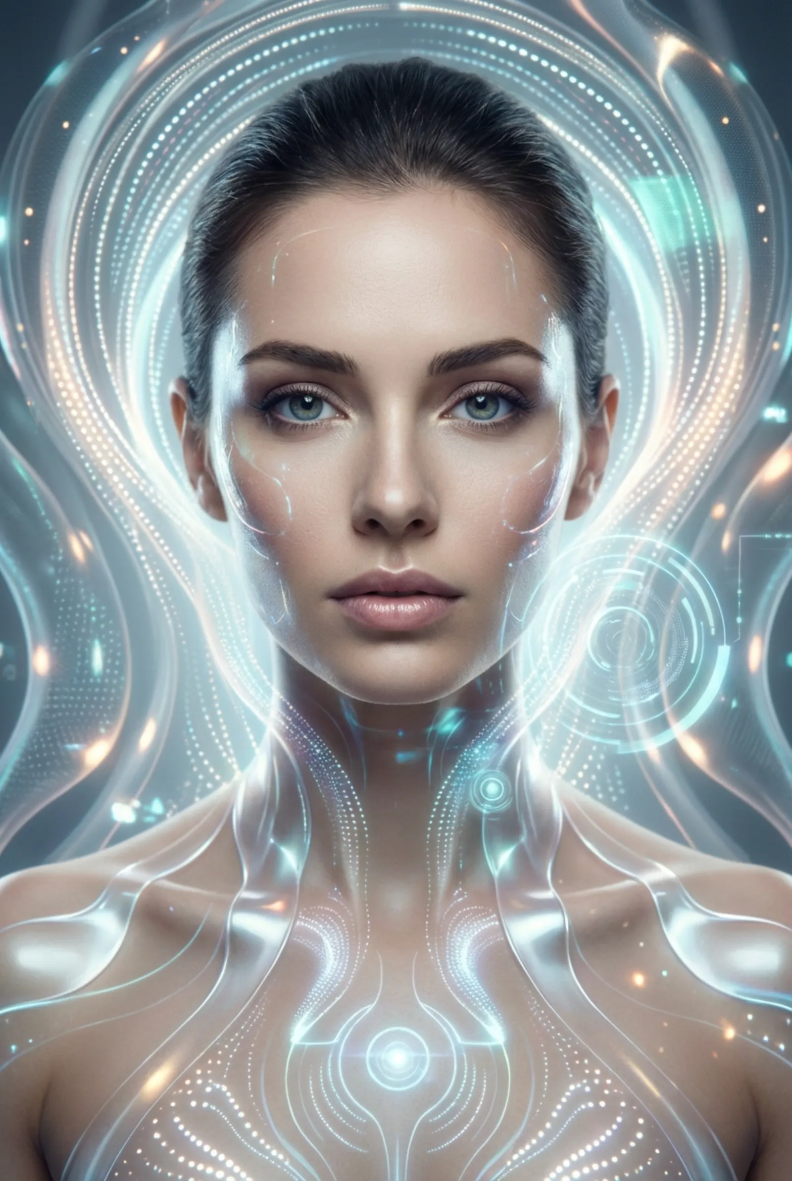 AI Template im Zukunft und Sci Fi Stil
